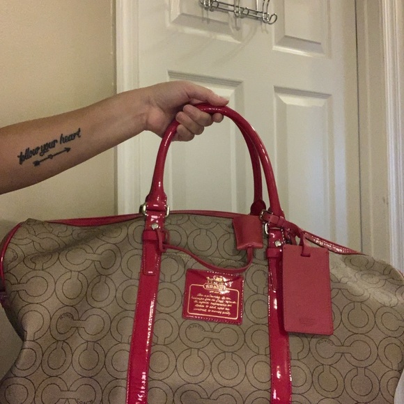 Coach coated canvas overnight bag - Picture 6 of 9